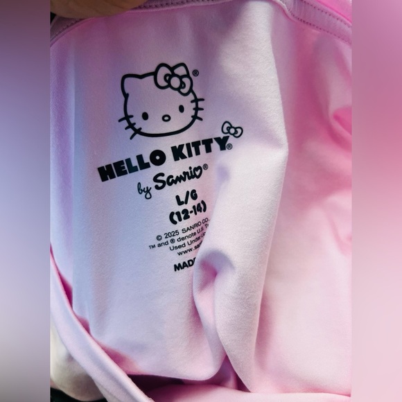 Hello Kitty Women's Sleep Tee with Short Sleeves, - Picture 5 of 10